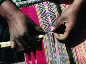 south american loom weaving