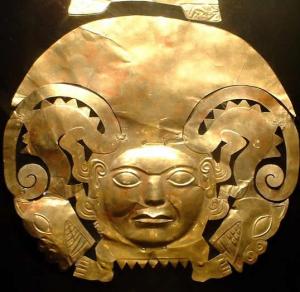 Gold Mask Peruvian